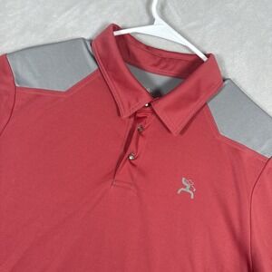 Hooey Cowboy Golf Short Sleeve Polo Men's Size X-Large Breathable Polyester